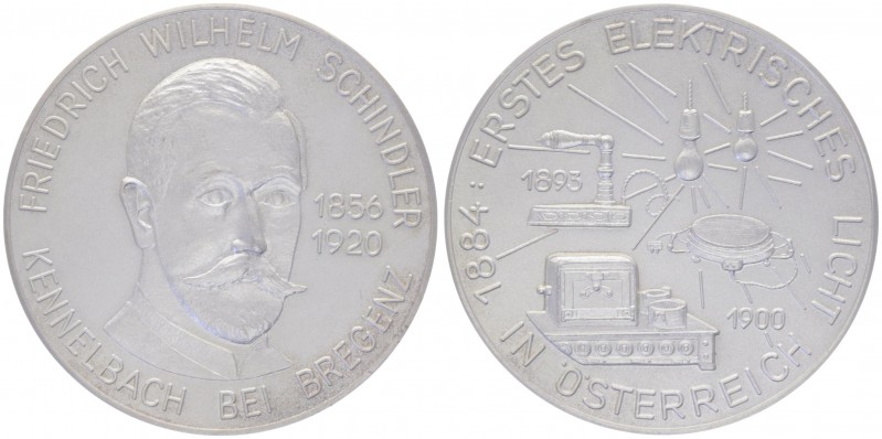 Silbermedaille, o. Jahr
auf Friedrich W. Schindler, geboren in Kendlbach bei Bre...
