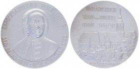 Silbermedaille, o. Jahr
auf Peter Thumb 1681 - 1766, geboren in Bezau, Baumeister.. Wien
56,25g
stgl