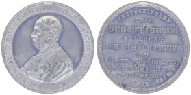 Zinnmedaille, 1885
Erzbistum Salzburg. auf Graf Adolf Podstatzky - Lichtenstein.. 12,30g
min. Randfehler.
vz/stgl