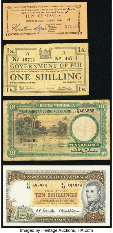 World (Australia, British West Africa and more) Group Lot of 7 Examples Fine-Ver...
