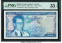Belgian Congo Banque Centrale du Congo Belge 1000 Francs 15.8.1959 Pick 35 PMG Choice Very Fine 35 EPQ. 

HID09801242017

© 2020 Heritage Auctions | A...