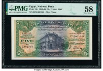 Egypt National Bank of Egypt 5 Pounds 10.1.1945 Pick 19c PMG Choice About Unc 58. 

HID09801242017

© 2020 Heritage Auctions | All Rights Reserved