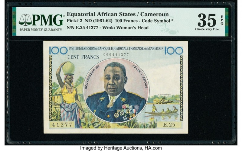 Equatorial African States Banque Centrale des Etats de l'Afrique Equatoriale 100...