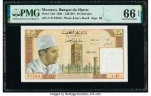 Morocco Banque du Maroc 10 Dirhams 1968 / AH1387 Pick 54d PMG Gem Uncirculated 66 EPQ. 

HID09801242017

© 2020 Heritage Auctions | All Rights Reserve...