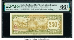 Netherlands Antilles Bank van de Nederlandse Antillen 250 Gulden 1967 Pick 13a PMG Gem Uncirculated 66 EPQ. 

HID09801242017

© 2020 Heritage Auctions...