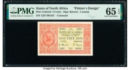 North Africa States of North Africa 5 Cents ND (ca. 1900s) Pick Unlisted Color Trial PMG Gem Uncirculated 65 EPQ. 

HID09801242017

© 2020 Heritage Au...