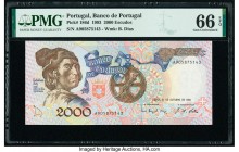 Portugal Banco de Portugal 2000 Escudos 21.10.1993 Pick 186d PMG Gem Uncirculated 66 EPQ. 

HID09801242017

© 2020 Heritage Auctions | All Rights Rese...