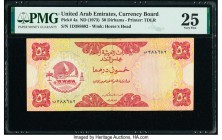 United Arab Emirates Currency Board 50 Dirhams ND (1973) Pick 4a PMG Very Fine 25. 

HID09801242017

© 2020 Heritage Auctions | All Rights Reserved