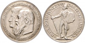 Bayern - München Silbermedaille 1910 (v. Dasio) auf das 100-jährige Bestehen des Oktoberfestes und Feuerschießen Weber 79. 
34,7mm 15,0g vz-st