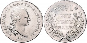 Berg Maximilian IV. Joseph 1799-1806 Reichstaler 1805 T.S. Kahnt 136. Dav. 623. AKS 2. Thun 109. 
 ss+