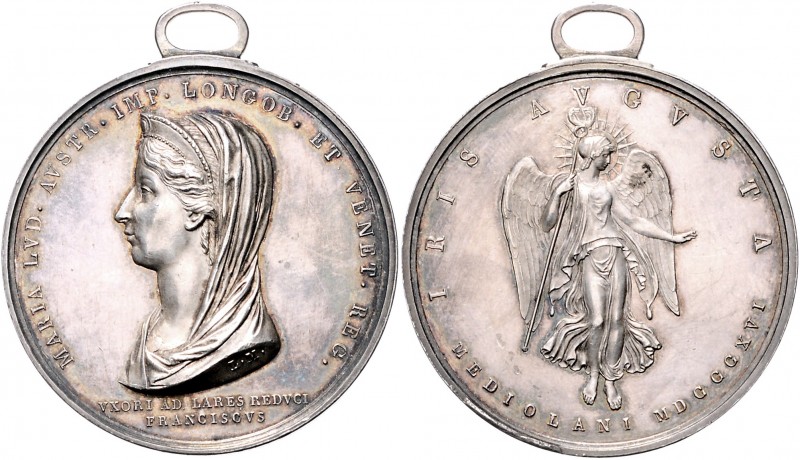 RDR - Österreich Franz II./ I. 1792-1835 Silbermedaille 1816 (v. Manfredini) auf...