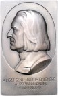 RDR - Länder - Ungarn Franz Joseph I. 1848-1916 Silberplakette 1911 (v. Lajos Beran) zum 100. Geburtstag von Franz Liszt, 1811-1886, Komponist, Pianis...