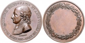Frankreich III. République 1871-1940 Bronzemedaille o.J. (v. Chavanne) Prämie der wissenschaftlichen Vereinigung für Landwirtschaft Lyon, Bb. von Rozi...