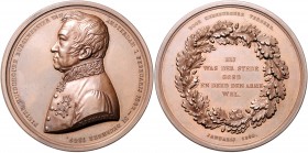 Niederlande Willem III. 1849-1890 Bronzemedaille 1850 (v. van der Kellen) auf Pieter Huidekoper, Bürgermeister von Amsterdam 1842-1849 Wurzbach 3774. ...