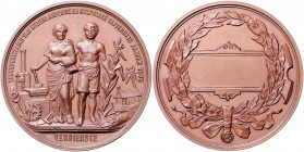 Niederlande Willem III. 1849-1890 Bronzemedaille 1879 (v. Elion/Waals) Verdienstmedaille der Internationalen Ausstellung für niederländische und kolon...