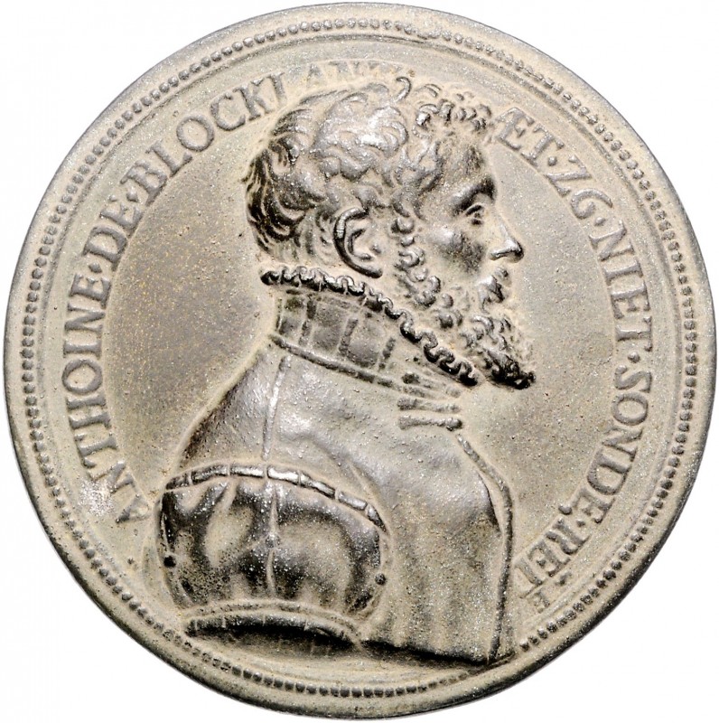 Niederlande - Utrecht Eins. Zinkgussplakette o.J. (v. Steven van Herwigk) auf de...