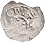 Schweiz - Basel - Bistum Adalrich II. 1025-1040 Einseitiger Halbbrakteat o.J. Peitschen-Kreuz, '/CIVIT///' Fd. Klein v. 1050 Typ-. HMZ -. Wielandt -. ...