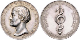 - Medicina in nummis Silbermedaille 1830 (v. Goetze) auf das 50-jährige Doktorjubiläum des hessisch-darmstädtischen Leibarztes Georg von Wedekind, gew...