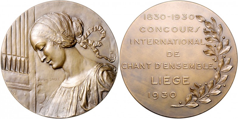 - Musik Bronzemedaille 1930 (v. A. Salle) auf den Internationalen Wettbewerb im ...