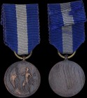 GREECE: Miniature commemorative medal for the National Resistance 1941-45 (1948). With full original ribbon. (Stratoudakis 131.M2). Extremely Fine.