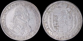 AUSTRIA: 1 Thaler (1607) in silver with armored bust of Rudolf II facing right, date in legend above. Crowned Arms on reverse. Mint: Hall. (KM 81) & (...