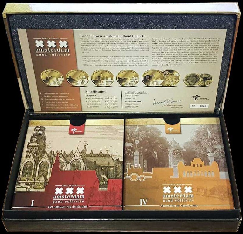 THE NETHERLANDS: A coin set for the occasion of Amsterdam being the heart of Kin...