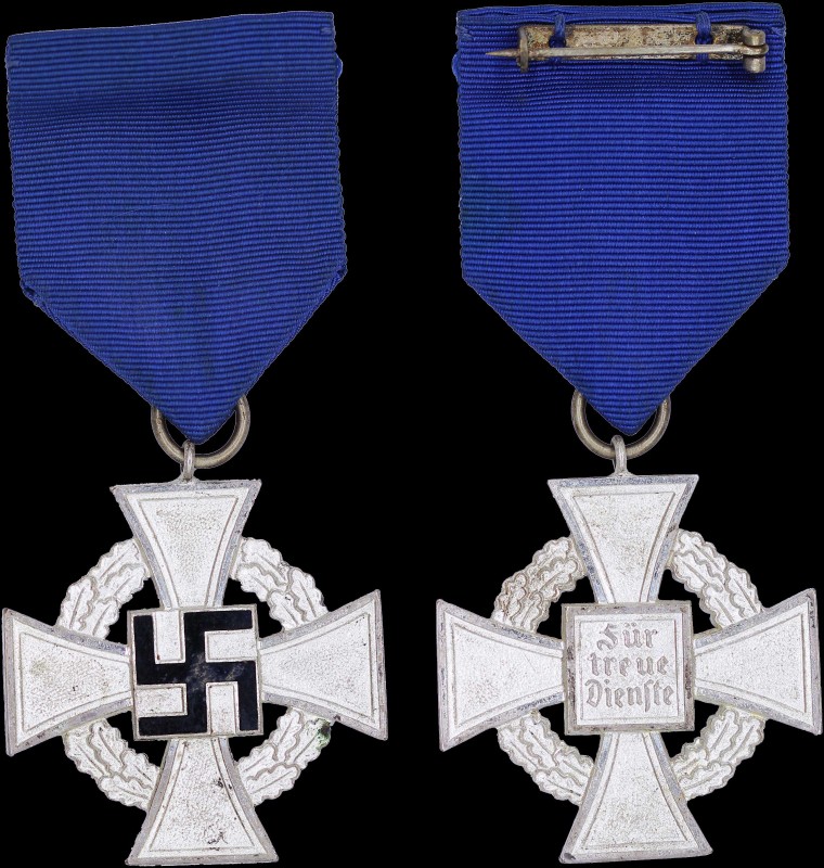 GERMANY: Faithful Service Medal (1938). Second class (silver). Awarded to civili...