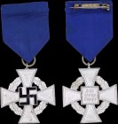 GERMANY: Faithful Service Medal (1938). Second class (silver). Awarded to civilians and military in the employ of the German public services for long ...