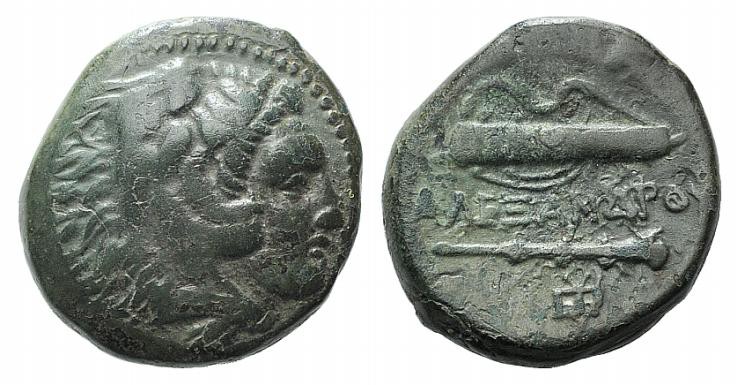 Kings of Macedon. Alexander III “the Great” (336-323 BC). Æ (17mm, 5.67g, 3h). S...