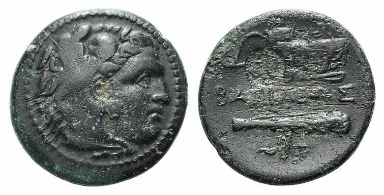 Kings of Macedon. Alexander III ‘the Great' (336-323 BC). Æ (18mm, 5.10g, 3h). U...