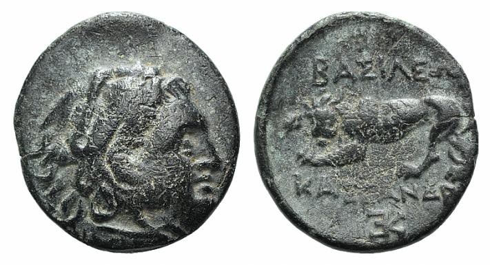 Kings of Macedon, Kassande (Regent, 317-305 BC, or King, 305-297 BC). Æ 1/2 Unit...