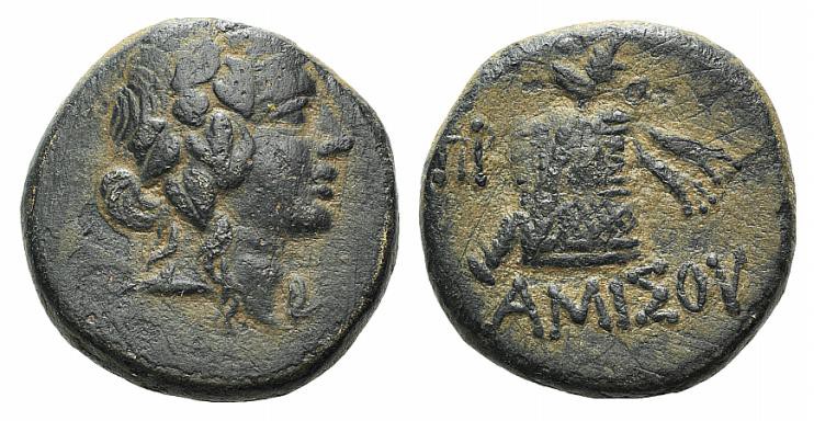 Pontos, Amisos, time of Mithradates VI, c. 85-65 BC. Æ (21mm, 8.32g, 11h). Head ...