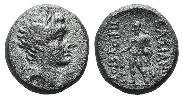Kings of Bithynia, Prusias II (182-149 BC). Æ (16mm, 4.93g, 12h). Head of Prusia...