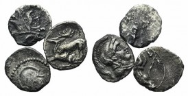 Cilicia, lot of 3 AR Obols, to be catalog. Lot sold as it, no returns