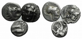 Lot of 3 Greek AR Fractions,including Selge, to be catalog. Lot sold as is it, no returns