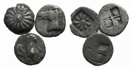 Lot of 3 Greek AR Fractions, to be catalog. Lot sold as is it, no returns