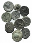 Lot of 10 Greek Æ coins, to be catalog. Lot sold as is it, no returns