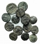 Lot of 15 Greek Æ coins, to be catalog. Lot sold as is it, no returns