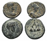 Lot of 2 Roman Provincial Æ coins, including Hadrian and Marcus Aurelius, to be catalog. Lot sold as is it, no returns