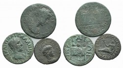 Lot of 3 Roman Provincial Æ coins, including Gallienus and Severus Alexander, to be catalog. Lot sold as is it, no returns