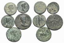 Lot of 5 Roman Provincial Æ coins, including Commodus, Gordian III and Valerian, to be catalog. Lot sold as is it, no returns