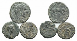 Lot of 3 Roman Provincial Æ coins, to be catalog. Lot sold as is it, no returns