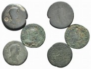 Lot of 3 Roman Imperial Æ coins, including Lucius Verus, Caracalla and Valerian, to be catalog. Lot sold as it, no returns