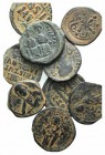 Lot of 10 Byzantine Æ coins, to be catalog. Lot sold as it, no returns