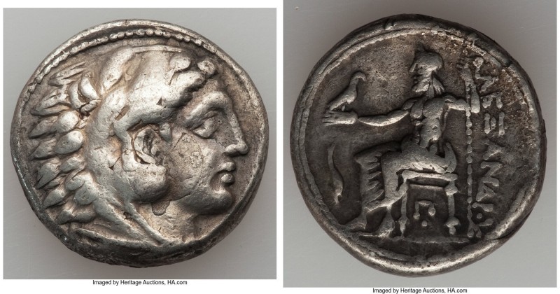 MACEDONIAN KINGDOM. Alexander III the Great (336-323 BC). AR tetradrachm (25mm, ...