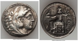MACEDONIAN KINGDOM. Alexander III the Great (336-323 BC). AR tetradrachm (25mm, 17.03 gm, 3h). About VF, flan flaw. Posthumous issue of 'Amphipolis', ...