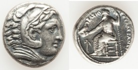 MACEDONIAN KINGDOM. Alexander III the Great (336-323 BC). AR tetradrachm (25mm, 16.98 gm, 4h). VF. Lifetime-early posthumous issue of 'Amphipolis', ca...