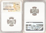 MACEDONIAN KINGDOM. Alexander III the Great (336-323 BC). AR drachm (17mm, 6h). NGC AU. Posthumous issue of Abydus (?), ca. 310-301 BC. Head of Heracl...