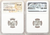 MACEDONIAN KINGDOM. Alexander III the Great (336-323 BC). AR drachm (18mm, 12h). NGC Choice XF. Posthumous issue of Magnesia ad Maeandrum, ca. 319-305...