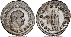 Balbinus (April-June AD 238). AR denarius (21mm, 2.94 gm, 6h). NGC Choice AU 5/5 - 4/5, Fine Style. Rome, May-July AD 238. IMP C D CAEL BALBINVS AVG, ...